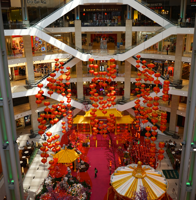 One of many huge shopping centres