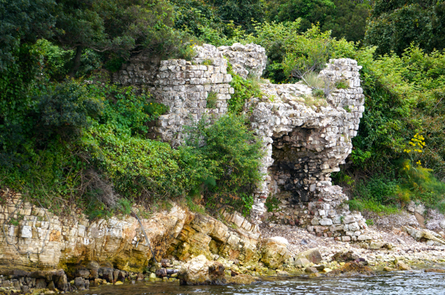 Remains of part of the old fort